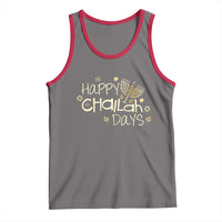 Funny Hanukkah Festival Of Lights Tank Top Happy Challah Days - Wonder Print Shop