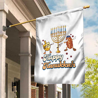Funny Hanukkah Garden Flag Dab Dreidel Menorah Challah Gift - Wonder Print Shop