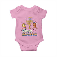 Funny Hanukkah Baby Onesie Dab Dreidel Menorah Challah Gift - Wonder Print Shop