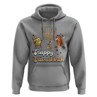 Funny Hanukkah Hoodie Dab Dreidel Menorah Challah Gift - Wonder Print Shop