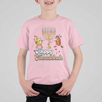 Funny Hanukkah T Shirt For Kid Dab Dreidel Menorah Challah Gift - Wonder Print Shop