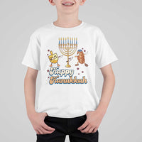 Funny Hanukkah T Shirt For Kid Dab Dreidel Menorah Challah Gift - Wonder Print Shop