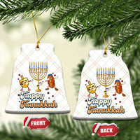 Funny Hanukkah Ceramic Ornament Dab Dreidel Menorah Challah Gift - Wonder Print Shop