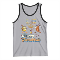 Funny Hanukkah Tank Top Dab Dreidel Menorah Challah Gift - Wonder Print Shop