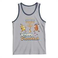 Funny Hanukkah Tank Top Dab Dreidel Menorah Challah Gift - Wonder Print Shop