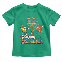Funny Hanukkah Toddler T Shirt Dab Dreidel Menorah Challah Gift - Wonder Print Shop