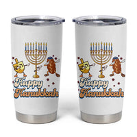 Funny Hanukkah Tumbler Cup Dab Dreidel Menorah Challah Gift - Wonder Print Shop