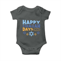 Happy Challah Days Baby Onesie Hanukkah Holiday Gift - Wonder Print Shop
