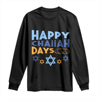 Happy Challah Days Long Sleeve Shirt Hanukkah Holiday Gift - Wonder Print Shop