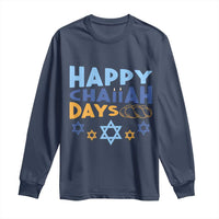 Happy Challah Days Long Sleeve Shirt Hanukkah Holiday Gift - Wonder Print Shop