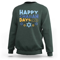 Happy Challah Days Sweatshirt Hanukkah Holiday Gift - Wonder Print Shop