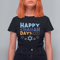 Happy Challah Days T Shirt For Women Hanukkah Holiday Gift - Wonder Print Shop