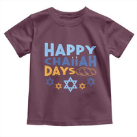 Happy Challah Days Toddler T Shirt Hanukkah Holiday Gift - Wonder Print Shop