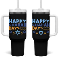 Happy Challah Days Tumbler With Handle Hanukkah Holiday Gift - Wonder Print Shop