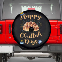 Funny Hanukkah Happy Challah Days Spare Tire Cover Jewish Gift - Wonder Print Shop
