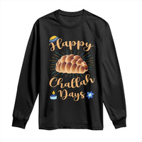 Funny Hanukkah Happy Challah Days Long Sleeve Shirt Jewish Gift - Wonder Print Shop