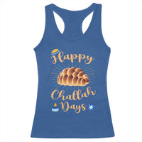 Funny Hanukkah Happy Challah Days Racerback Tank Top Jewish Gift - Wonder Print Shop