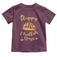 Funny Hanukkah Happy Challah Days Toddler T Shirt Jewish Gift - Wonder Print Shop