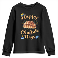 Funny Hanukkah Happy Challah Days Youth Sweatshirt Jewish Gift - Wonder Print Shop