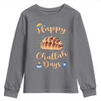 Funny Hanukkah Happy Challah Days Youth Sweatshirt Jewish Gift - Wonder Print Shop