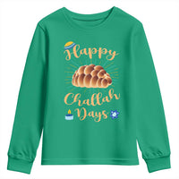 Funny Hanukkah Happy Challah Days Youth Sweatshirt Jewish Gift - Wonder Print Shop