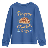 Funny Hanukkah Happy Challah Days Youth Sweatshirt Jewish Gift - Wonder Print Shop