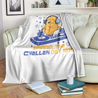 Hanukkah DJ Challah And Dreidel Throw Blanket Funny Jewish Gift - Wonder Print Shop
