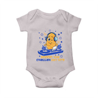 Hanukkah DJ Challah And Dreidel Baby Onesie Funny Jewish Gift - Wonder Print Shop