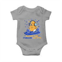 Hanukkah DJ Challah And Dreidel Baby Onesie Funny Jewish Gift - Wonder Print Shop