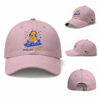 Hanukkah DJ Challah And Dreidel Baseball Cap Funny Jewish Gift