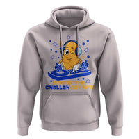 Hanukkah DJ Challah And Dreidel Hoodie Funny Jewish Gift - Wonder Print Shop
