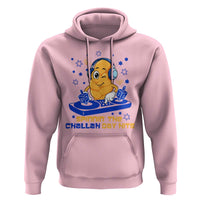 Hanukkah DJ Challah And Dreidel Hoodie Funny Jewish Gift - Wonder Print Shop