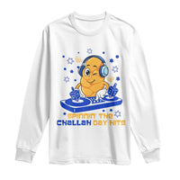 Hanukkah DJ Challah And Dreidel Long Sleeve Shirt Funny Jewish Gift - Wonder Print Shop