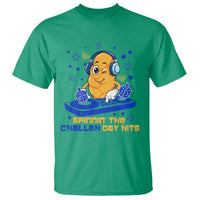 Hanukkah DJ Challah And Dreidel T Shirt Funny Jewish Gift - Wonder Print Shop