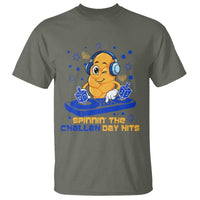 Hanukkah DJ Challah And Dreidel T Shirt Funny Jewish Gift - Wonder Print Shop