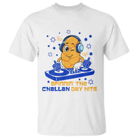 Hanukkah DJ Challah And Dreidel T Shirt Funny Jewish Gift - Wonder Print Shop