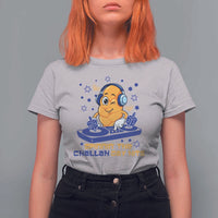 Hanukkah DJ Challah And Dreidel T Shirt For Women Funny Jewish Gift - Wonder Print Shop