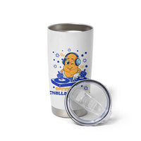 Hanukkah DJ Challah And Dreidel Tumbler Cup Funny Jewish Gift - Wonder Print Shop