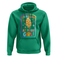 Funny Hanukkah Challah At Ya Girl Hoodie Jewish Chanukah Bread Gift - undefined