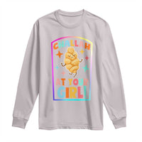Funny Hanukkah Challah At Ya Girl Long Sleeve Shirt Jewish Chanukah Bread Gift - Wonder Print Shop