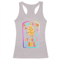 Funny Hanukkah Challah At Ya Girl Racerback Tank Top Jewish Chanukah Bread Gift - Wonder Print Shop