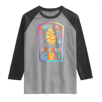 Funny Hanukkah Challah At Ya Girl Raglan Shirt Jewish Chanukah Bread Gift - Wonder Print Shop