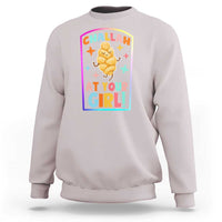 Funny Hanukkah Challah At Ya Girl Sweatshirt Jewish Chanukah Bread Gift - Wonder Print Shop