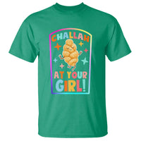Funny Hanukkah Challah At Ya Girl T Shirt Jewish Chanukah Bread Gift - Wonder Print Shop