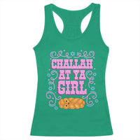 Funny Jewish Holiday Racerback Tank Top Challah At Ya Girl Gift - Wonder Print Shop