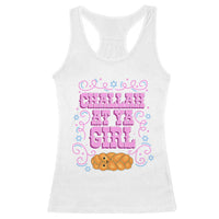 Funny Jewish Holiday Racerback Tank Top Challah At Ya Girl Gift - Wonder Print Shop