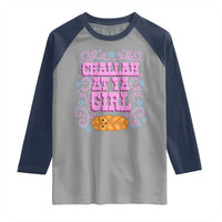 Funny Jewish Holiday Raglan Shirt Challah At Ya Girl Gift - Wonder Print Shop