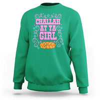 Funny Jewish Holiday Sweatshirt Challah At Ya Girl Gift - Wonder Print Shop