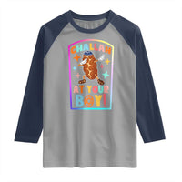 Hanukkah Challah At Ya Boy Raglan Shirt Funny Holiday Gift - Wonder Print Shop