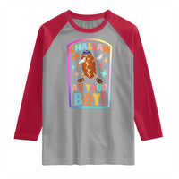 Hanukkah Challah At Ya Boy Raglan Shirt Funny Holiday Gift - Wonder Print Shop
